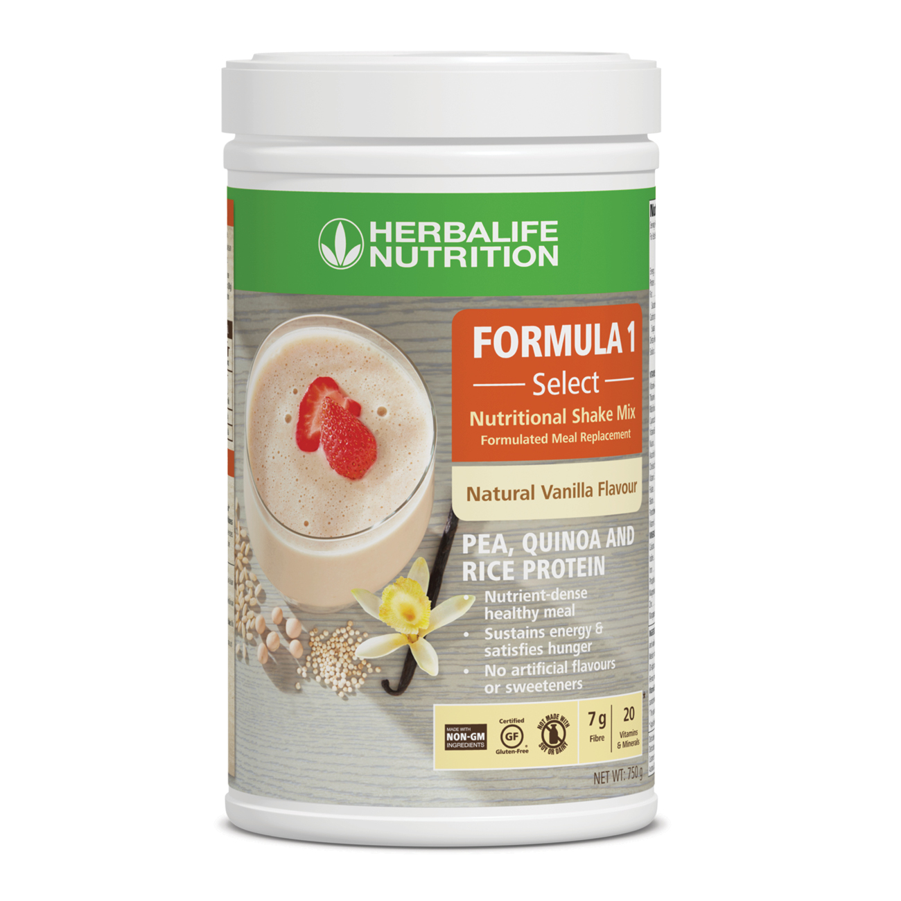 Protein-Shake F1 Select Nutritional Shake Mix Natural Vanilla ...