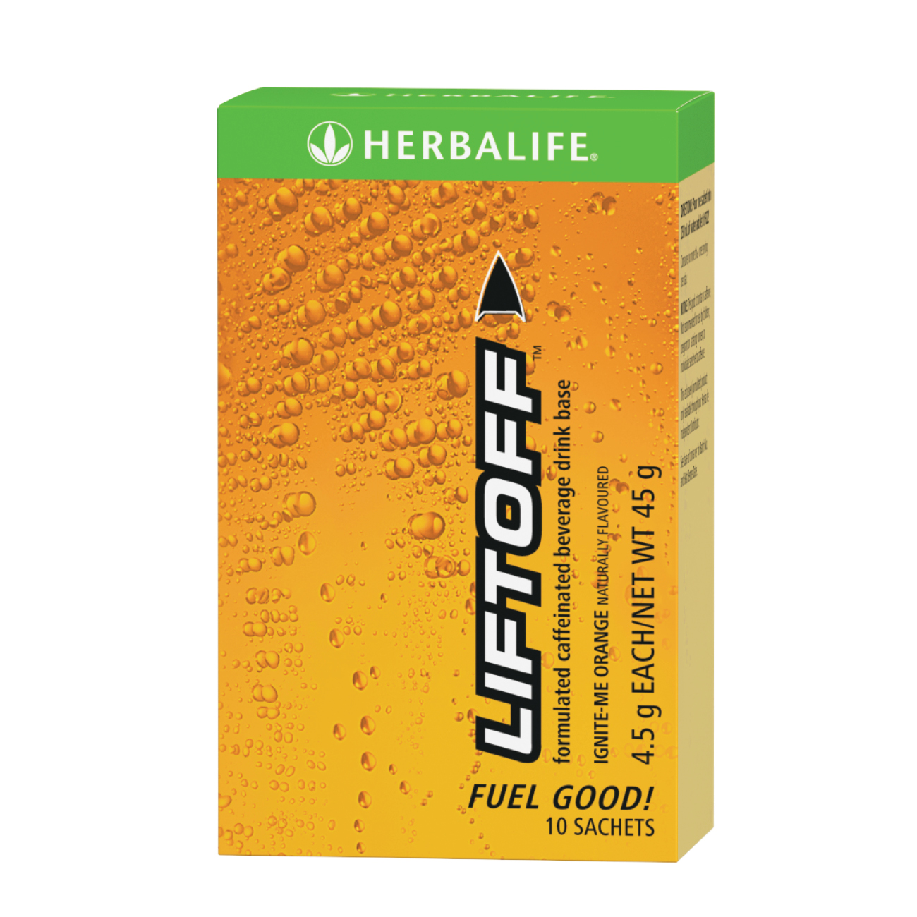Energy Drink Liftoff™ Ignite-Me Orange 10 x 4.5g sachets ...